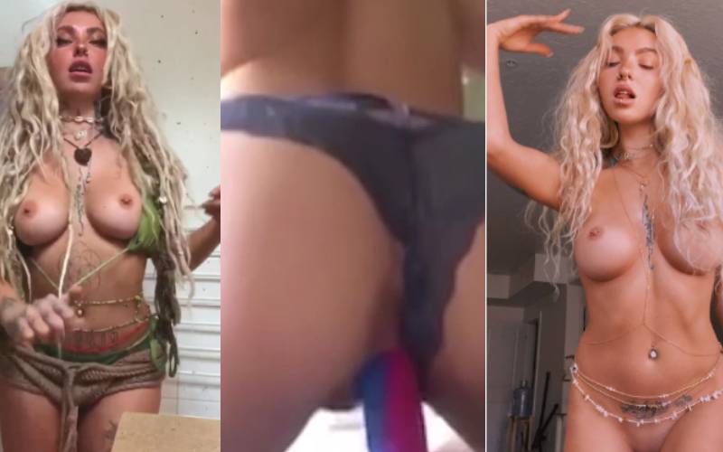 Sensualsunshine / Shanin Blake Onlyfans Leaks Riding Dildo On Bed