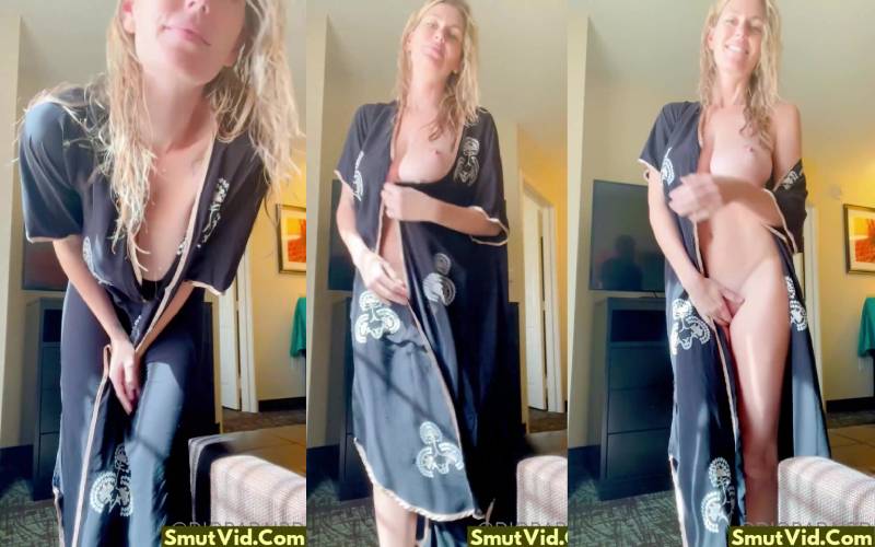 Diora Baird Takes Her Horny Titties Out After Shower Video