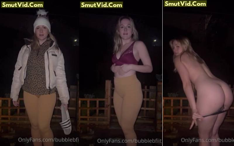 Bubblebfiit Outdoor Striptease Hot Video