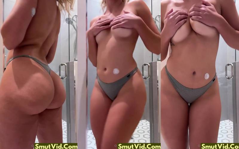 Kirstentoosweet Squeezing Nude Nipples in Changing Room Onlyfans Video