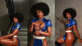 Saleema Mansur Ebony Babe Shows Off Hairy Cunt Onlyfans Video