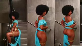 Saleema Mansur Thicc Babe Oily Nude Tease Onlyfans Video