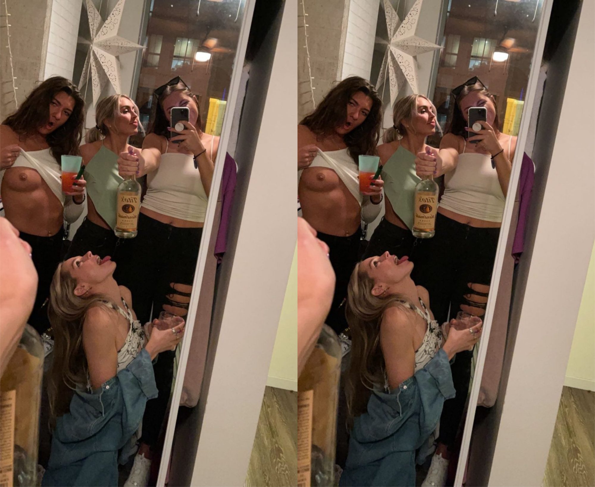 Wisconsin Volleyball Team Nude On Mirror – Video